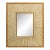 Postmodern Etched and Gilt Sunburst Motif Wall Mirror For Sale