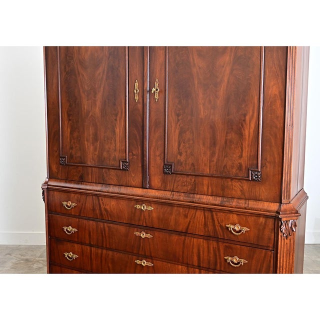 18th Century Dutch Louis XVI Style Mahogany Cabinet For Sale In Baton Rouge - Image 6 of 12