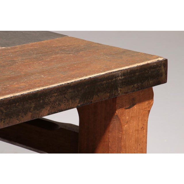 Norwegian Slate Coffee Table from the Mountains of Otta, 1960s For Sale - Image 4 of 11