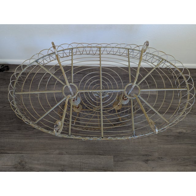 Brown Vintage French Country Tiered Iron Plant Stand For Sale - Image 8 of 8