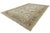 Modern Hand-Knotted Oushak Style Wool Area Rug in Soft Sage and Slate Blue 14x20 For Sale - Image 12 of 12