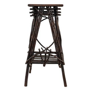 Antique Adirondack Primitive Twig Table or Stool For Sale