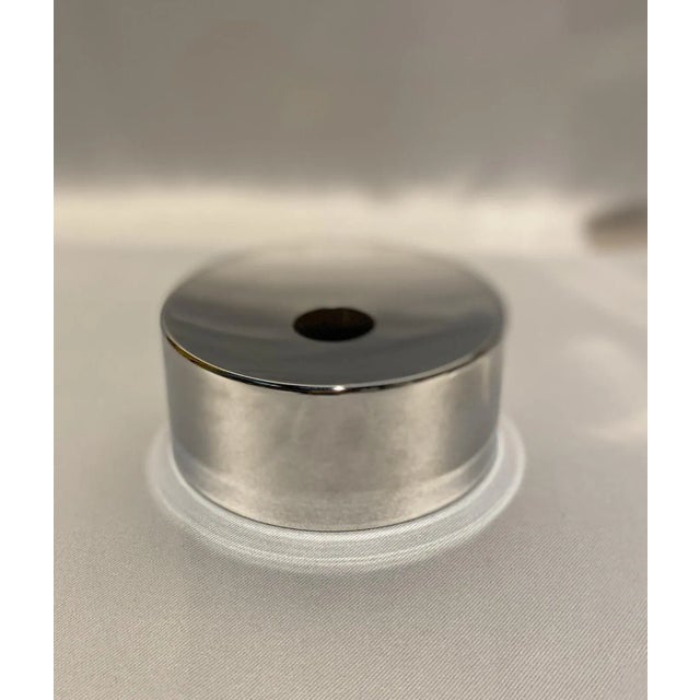 Vintage Italian Sciolari 18 Light Chrome, Brass and Lucite Chandelier For Sale In Detroit - Image 6 of 6