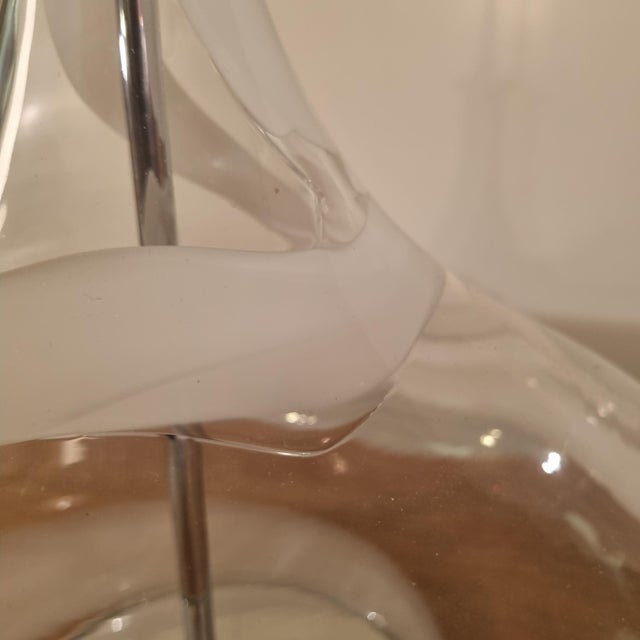 1970s Handblown Glass Table Lamp from Doria Leuchten, 1970s For Sale - Image 5 of 14