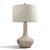 2020s Lotus Cream Lamp For Sale - Image 5 of 6