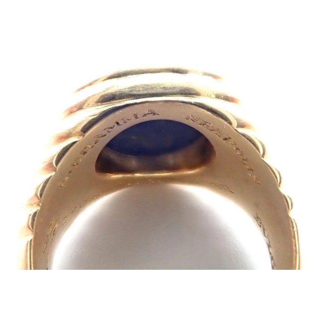 Bulgari Gold Monete Antique Coin Signet Ring, Size 6.5 For Sale In Philadelphia - Image 6 of 10
