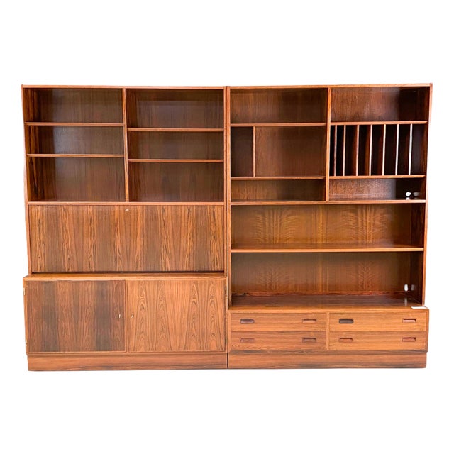 Danish Modular Rosewood Bookcases by Hundevad & Co., 1960s, Set of 2 For Sale