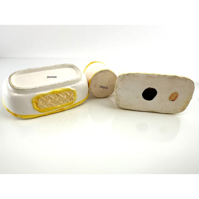 1960s Mid-Century Hand Painted Kitchen Decor, Set of 4 For Sale - Image 10 of 10