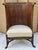 1990s Vintage Maitland-Smith British Colonial Style Double Caned Faux-Tortoiseshell Wingback Chair For Sale - Image 5 of 18