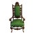 Early 20th Century French Style Throne Chair For Sale