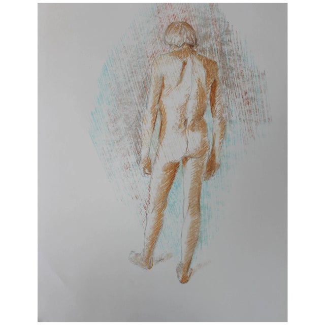 Faralla Nude Drawing, 1980 For Sale