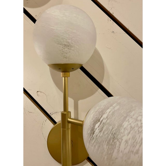 Modern Arteriors Modern Christelle Sconces Pair For Sale - Image 3 of 7
