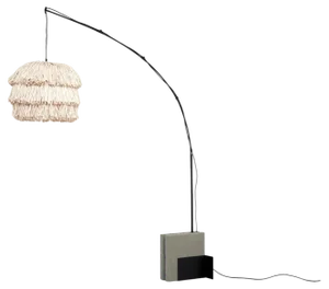 Beige Fran L Stand Floor Lamp by Llot Llov