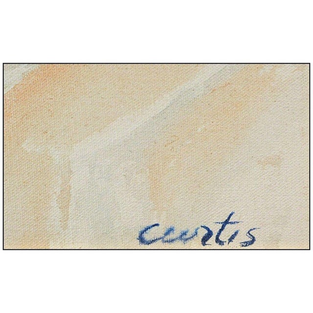 Expressionism 1980s Romantic Pairing, Tony Curtis For Sale - Image 3 of 5