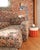 Vintage Upholstered Chaise Lounge With Botanical Fabric For Sale - Image 13 of 13