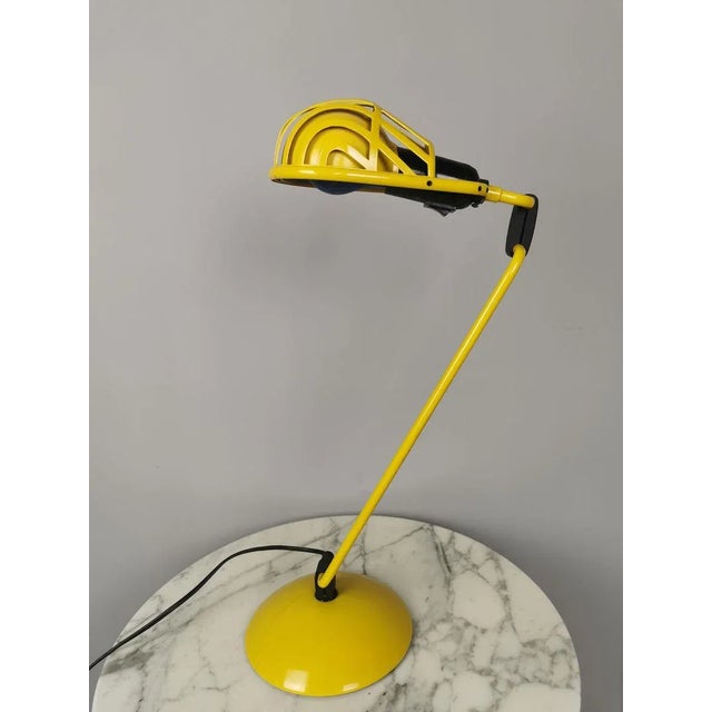 Yellow Igloo Table Lamp by Tommaso Cimini for Lumina, 1980s For Sale - Image 4 of 11