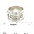 Tiffany & Co Estate Atlas Ring Size 5.25 Silver 11 mm For Sale - Image 4 of 6