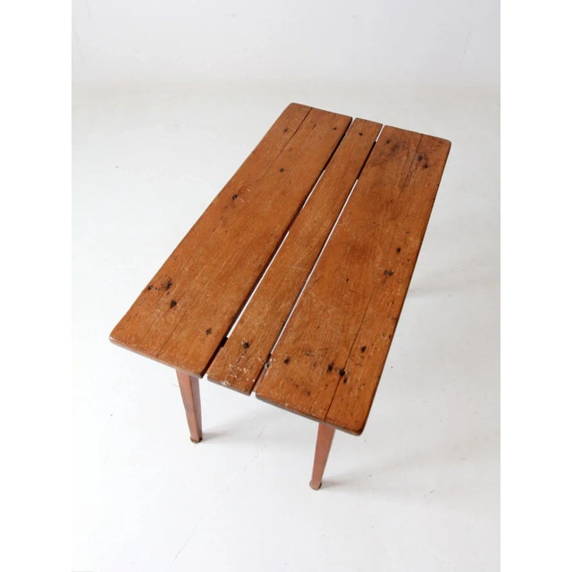 Antique Primitive Table For Sale - Image 10 of 13