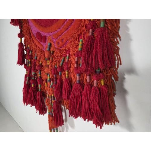 Wall Tapestry by Ewald Kröner for Schloss Hackhausen, 1970s For Sale - Image 3 of 10