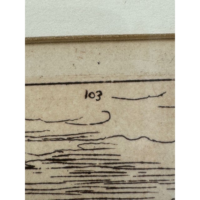 Anne Claude Philippe De Tubières, Comte De Caylus French Etching, Framed For Sale - Image 9 of 10