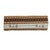 Vintage Gucci Inspired Bamboo Wicker Picnic Basket Case With Red, Black and White Striped Weave For Sale In Oklahoma City - Image 6 of 9