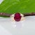 2020s 5.8Ct Madagascar Ruby Estate Ring in Solid 14k Gold – Oval, 11x9mm, Size 6.75 For Sale - Image 5 of 9
