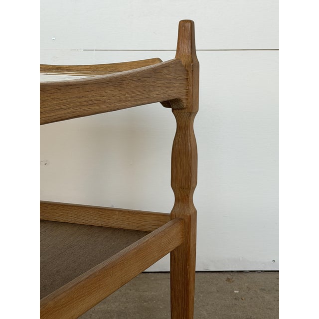 1960s Vintage Danish Oak Tile-Top Bar Trolley by Henning Kjærnulf, 1960s For Sale - Image 5 of 9