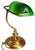 Victorian Student Desk Lamp with Racing Green Glass Shade and Switch For Sale - Image 6 of 14