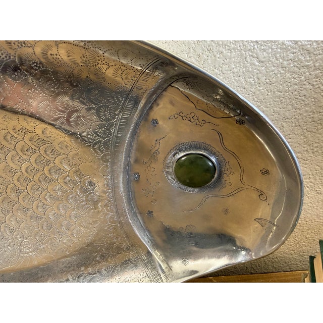 Coastal 1970s Coastal Large Arthur Court Fish Platter 1974 25 X 13 Inches Long For Sale - Image 3 of 7