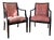 French Art Deco Leather Lounge Chairs - a Pair For Sale