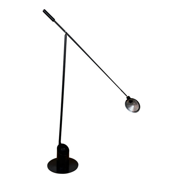Robert Sonneman for Kovacs Feather Floor Lamp, Black For Sale
