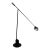 Robert Sonneman for Kovacs Feather Floor Lamp, Black For Sale