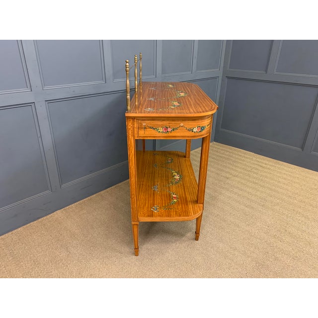 Painted Satinwood Side Table, 1910 For Sale - Image 12 of 18
