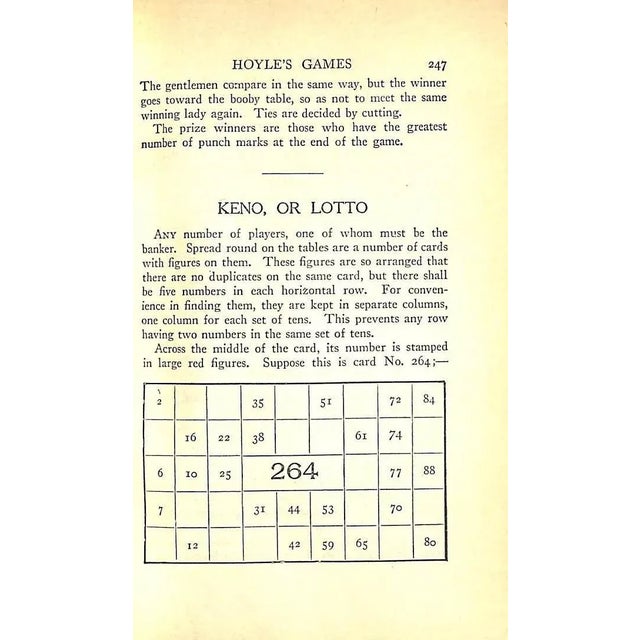 1920s "Hoyle's Games" 1926 Foster, r.f. For Sale - Image 5 of 13