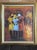 1980s "The Gathering" Signed Vibrant Vintage Mid-Century Impressionist Oil on Canvas Painting For Sale - Image 9 of 11