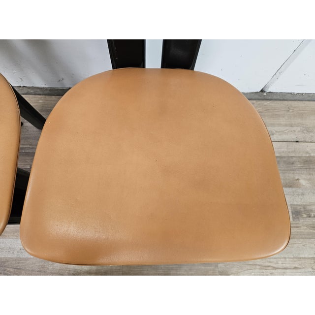 Vintage Chairs in Black Lacquered Wood by Pierre Cardin for Roche Bobois, 1970, Set of 6 For Sale - Image 13 of 18