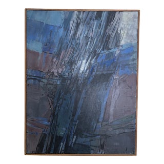 George James Abstract Expressionism Drip 1950’s Painting For Sale
