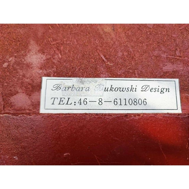 Wood Wooden Picture with Teddy Bears by Barbara Bukowski, Sweden, 1990s For Sale - Image 7 of 9