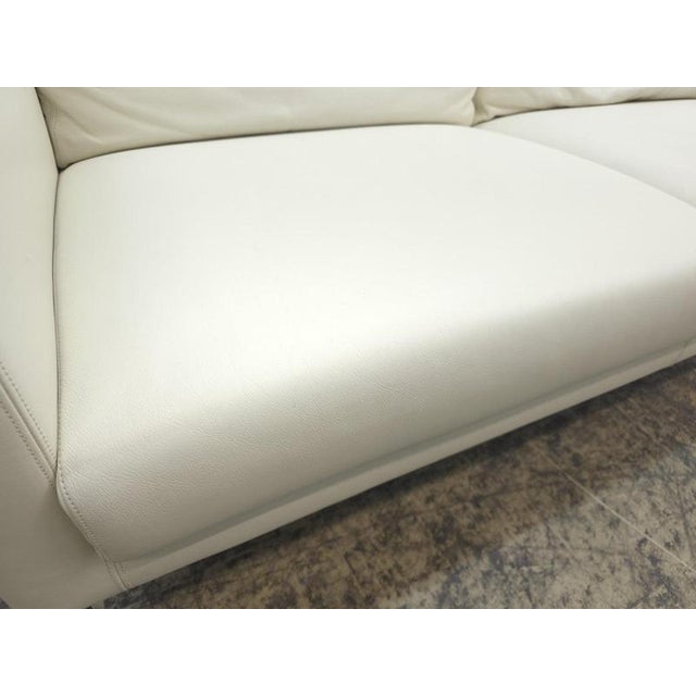Animal Skin Jason Suite Two-Seater Armchair Sofa in White by Walter Knoll For Sale - Image 7 of 18