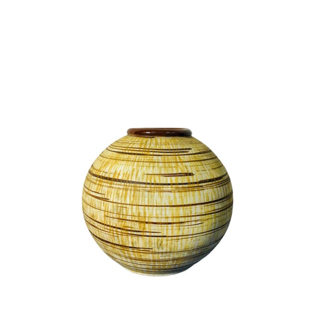 Art Deco Amphora Majolica Vases, 1920s, Set of 2 For Sale - Image 3 of 11