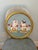 Add a little Staffordshire charm to your space with this unique round painting by Michelle Heimann. Perfect for a gallery...