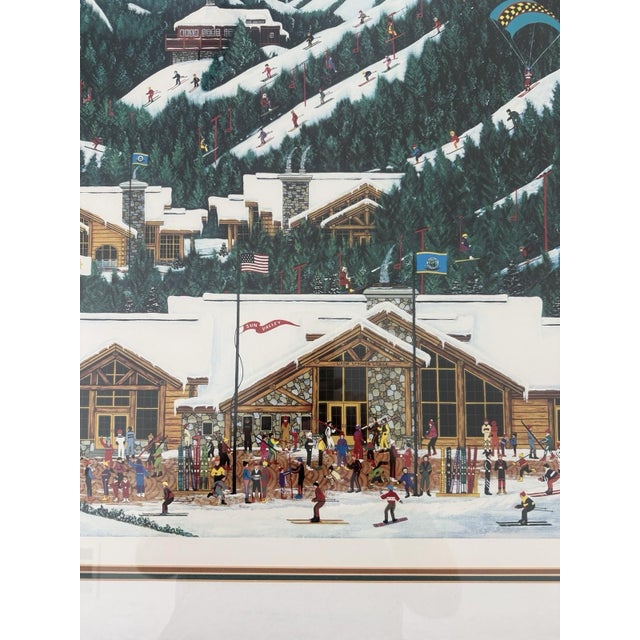 Late 20th Century Framed, Hand-Signed Lithograph by Jane Wooster Scott Titled "Mountain Majesty” For Sale - Image 5 of 13
