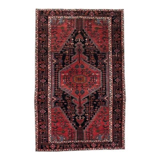 Antique Persian Tuiserkan Hand-Knotted Rug 4'9" X 10'0" For Sale