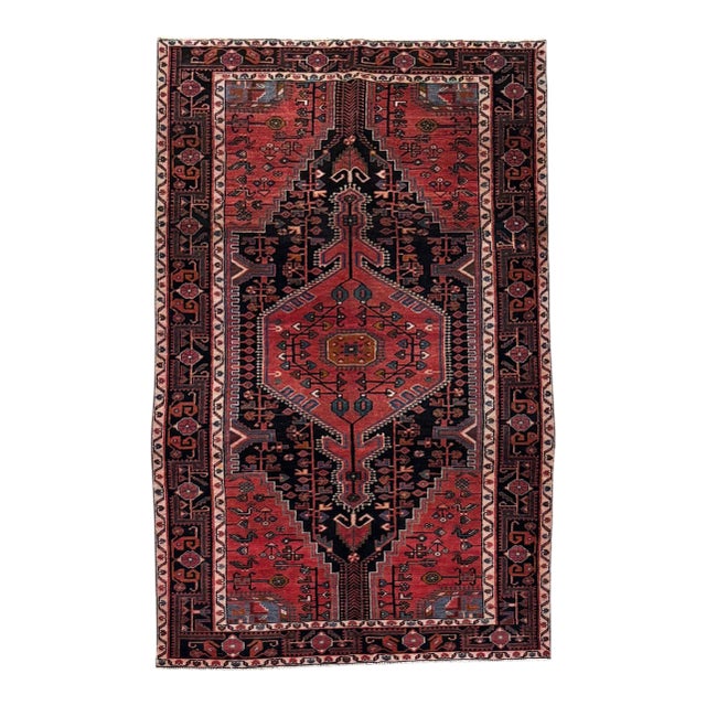 Antique Persian Tuiserkan Hand-Knotted Rug 4'9" X 10'0" For Sale