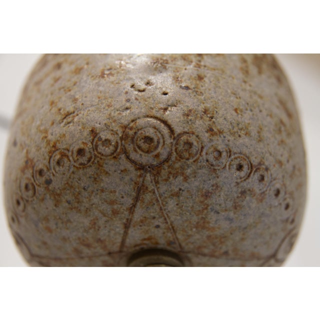 Danish Modern Stoneware and Chain Pendant Light, 1970s For Sale - Image 17 of 18