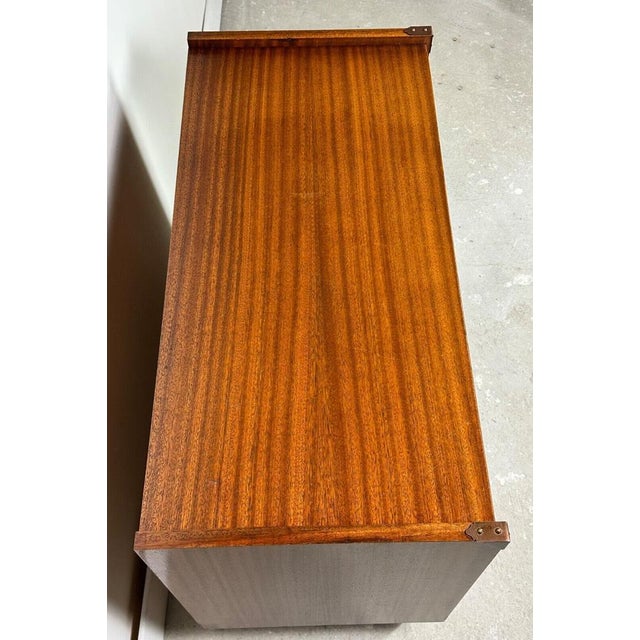 1960s Marine Chest of Drawers in Teak Veneer from Gautier, France, 1960s For Sale - Image 5 of 9