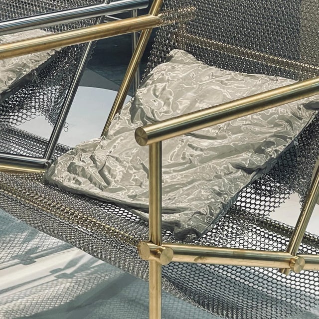 VC01 Brass Armchair by Chanel Kapitanj For Sale - Image 6 of 8