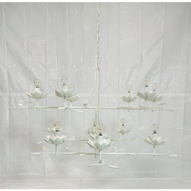 Contemporary "Clementine" 14 Light Chandelier by Julie Neill for Visual Comfort For Sale - Image 3 of 18