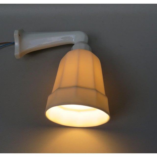 Small Art Deco Wall Lamp, France, 1920s For Sale - Image 10 of 18