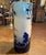 French Mid 20th Century Mid-Century French Blue & White Painted Porcelain Umbrella Stand For Sale - Image 3 of 9